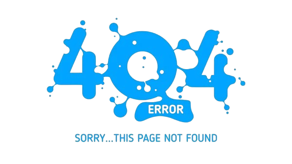 404 Error - Page Not Found